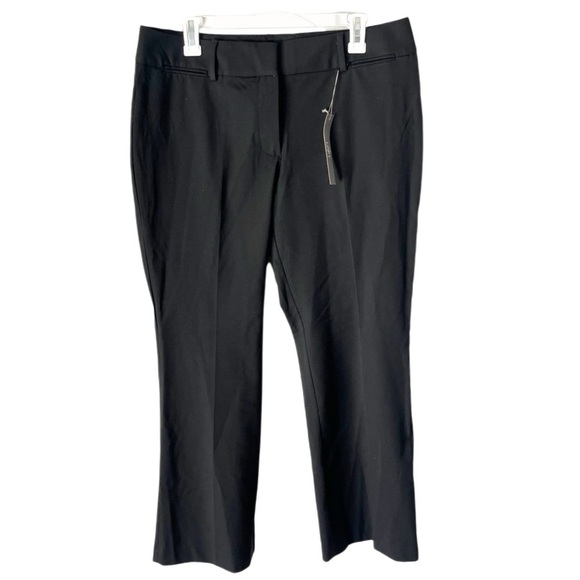 Loft Pants Women's 12P Petite Julie Trousers Bootcut Black NWT - Picture 1 of 6